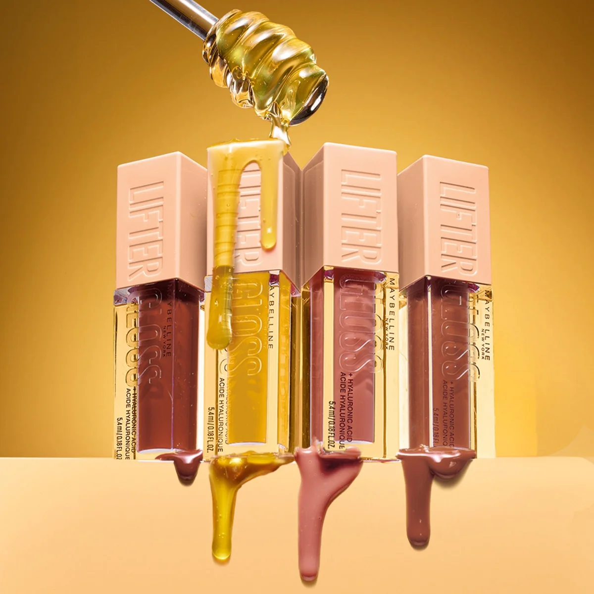 Maybelline Lifter Gloss odstín 027 Toffee lesk na rty 5,4 ml