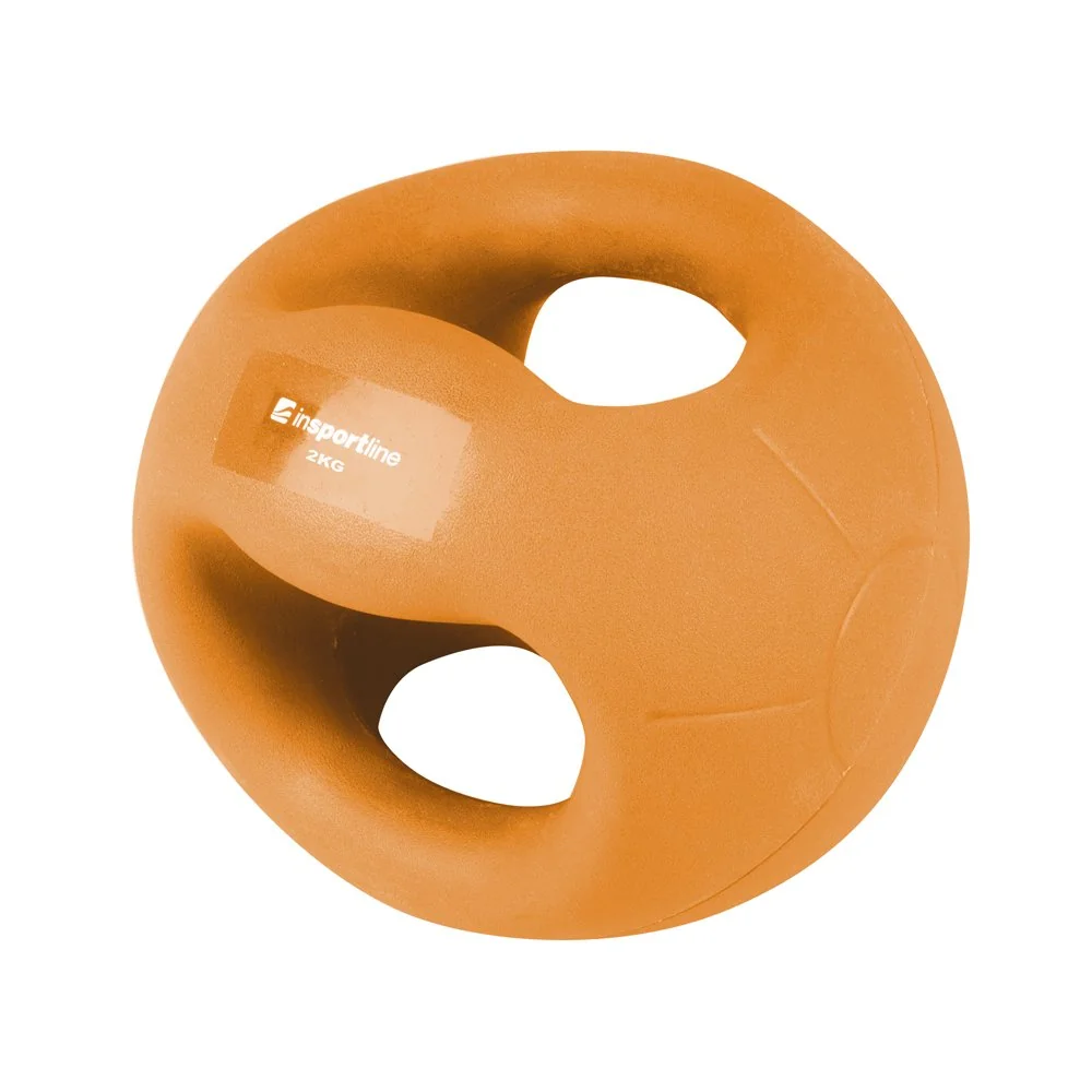 inSPORTline Medicineball s úchopy Grab Me 2 kg