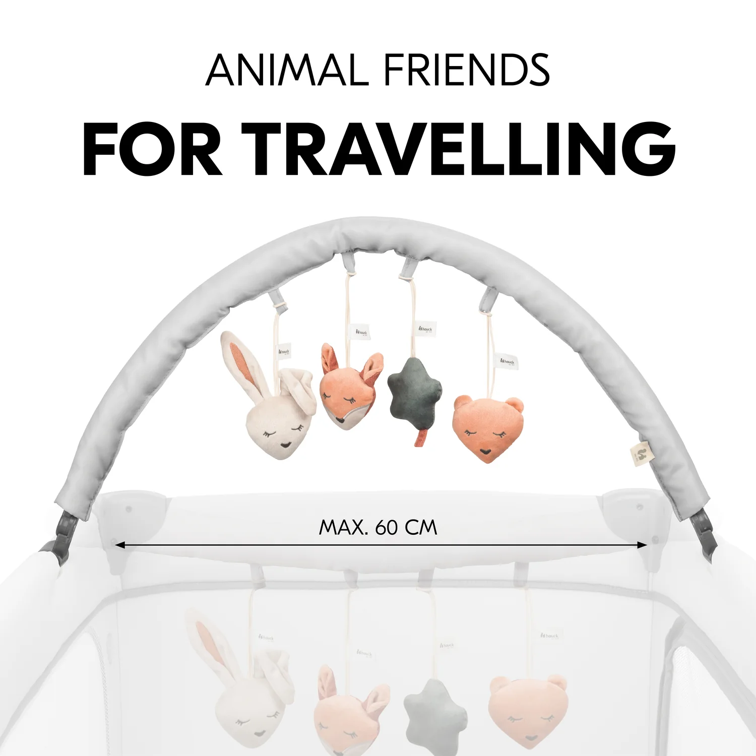 Hauck Hrací oblouk na cestovní postýlku Travel Bed Mobile Forest