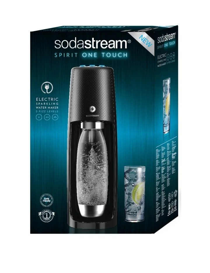 SODASTREAM Spirit One Touch Black výrobník perlivé vody