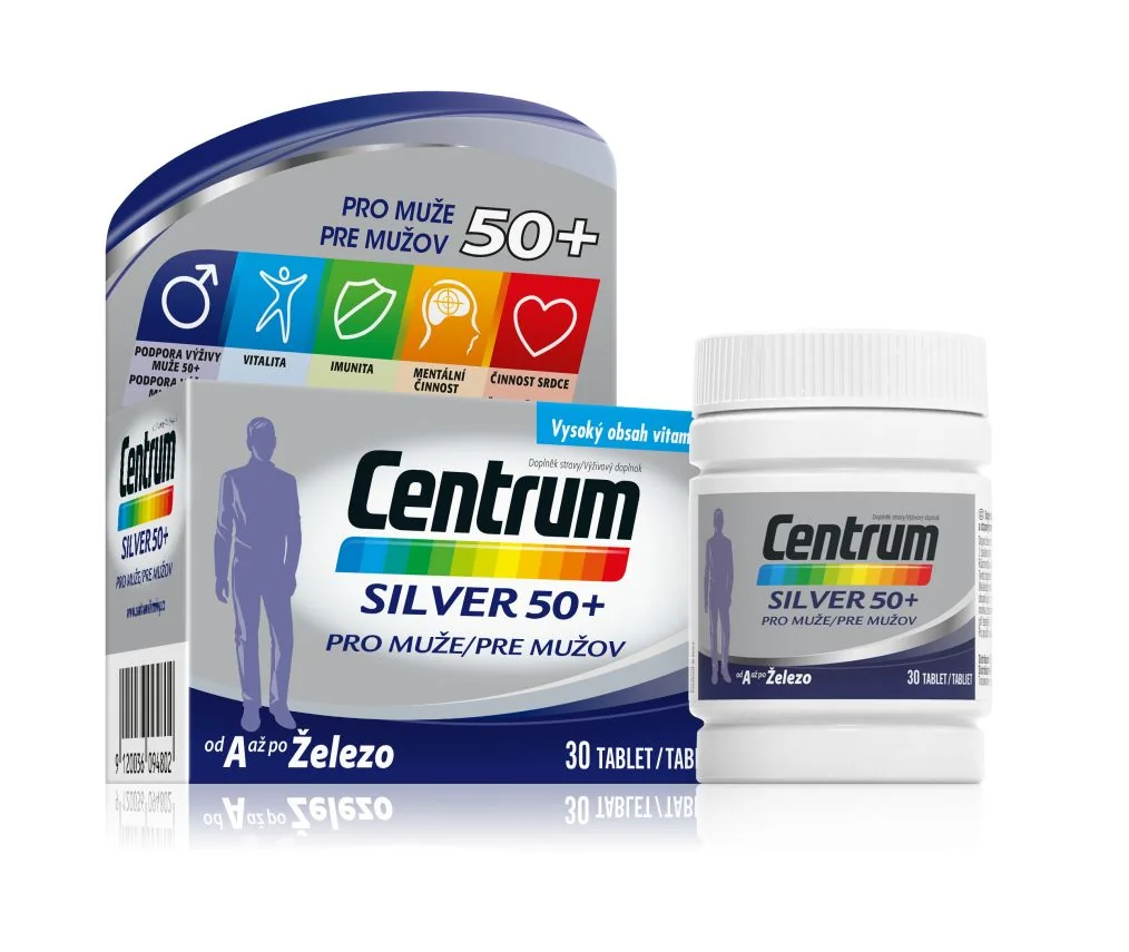 Centrum multivitamín pro muže 50+ 30 tablet