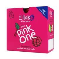 Ellas Kitchen BIO Ovocné smoothie PINK ONE Rebarbora