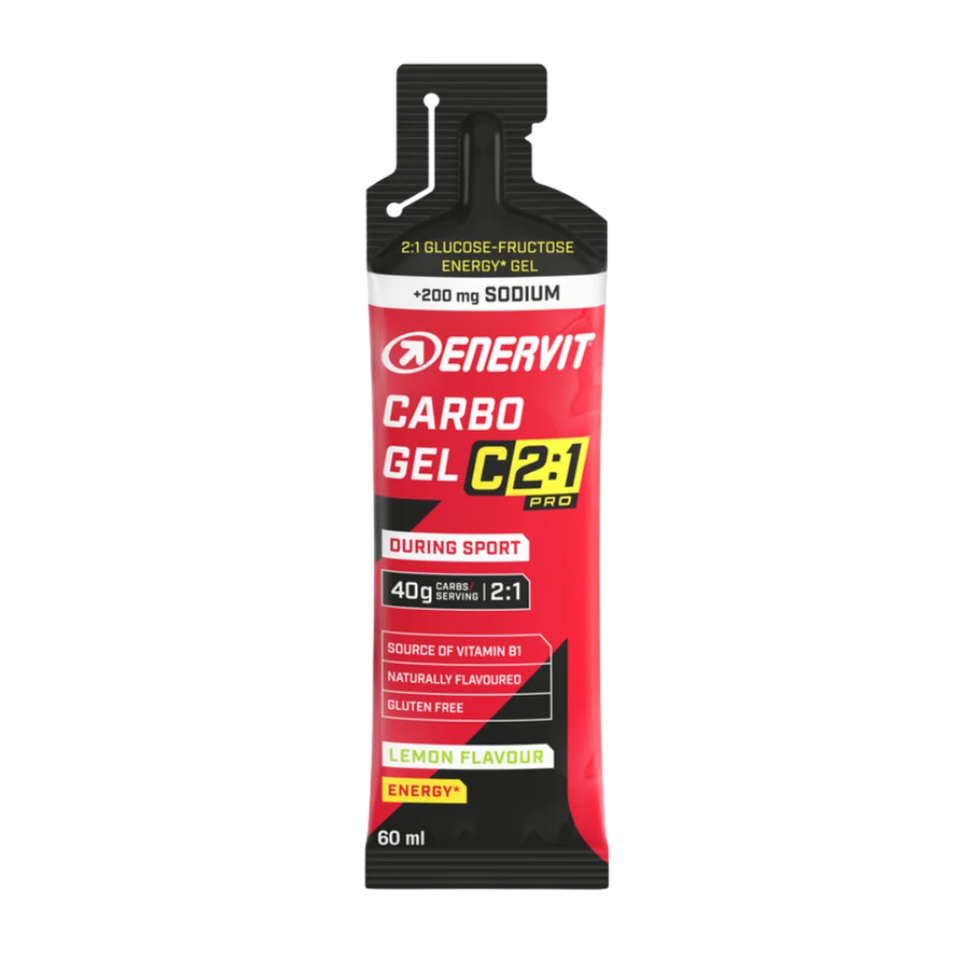 Enervit Carbo Gel C2:1 se sodíkem 60ml - citron