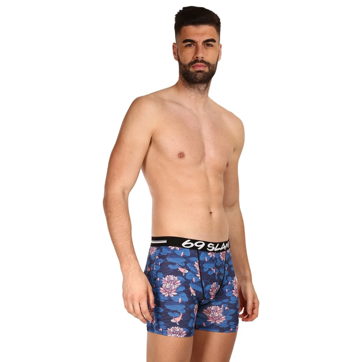 69SLAM Pánské boxerky fit lotus koy dylan (MBYLTK-PO) M