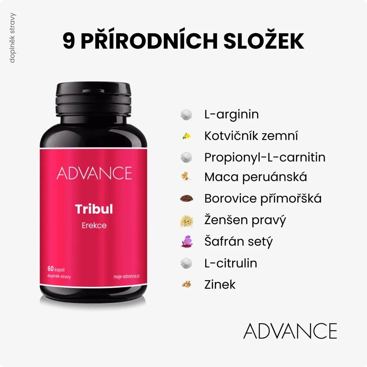 ADVANCE Tribul erekce 60 kapslí