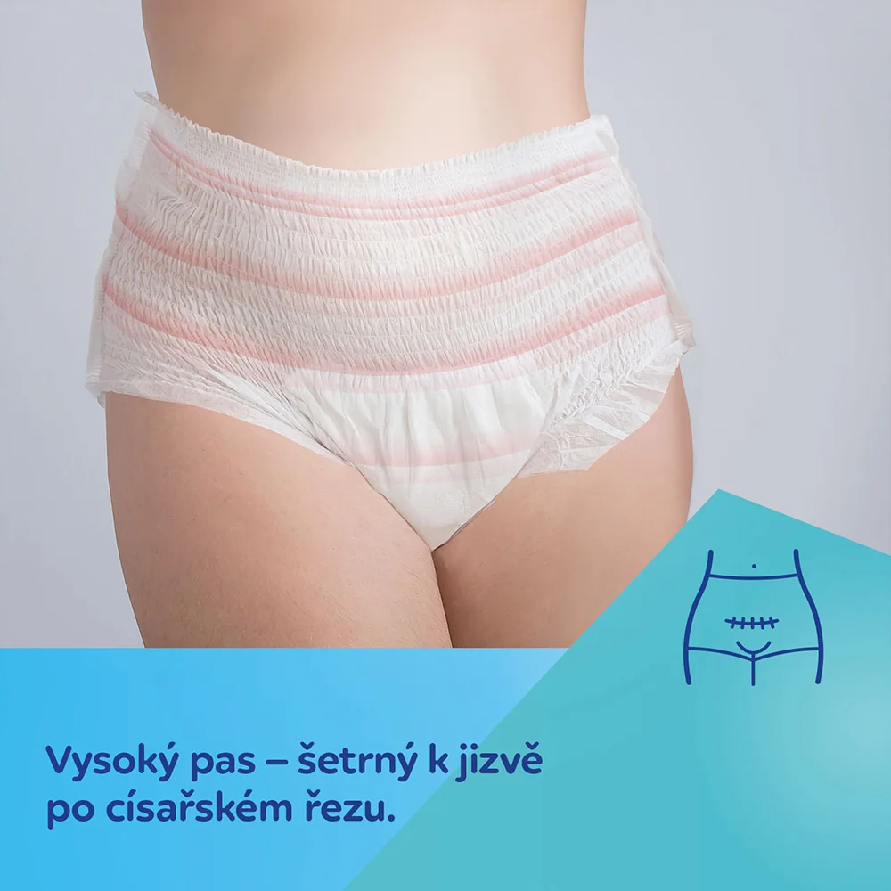 Canpol babies Jednorázové poporodní kalhotky s vložkou 2v1 S/M 5 ks