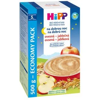 Hipp KAŠE NA DOBROU NOC BIO mléčnoobilná jablečná s ovesnými vločkami 500 g