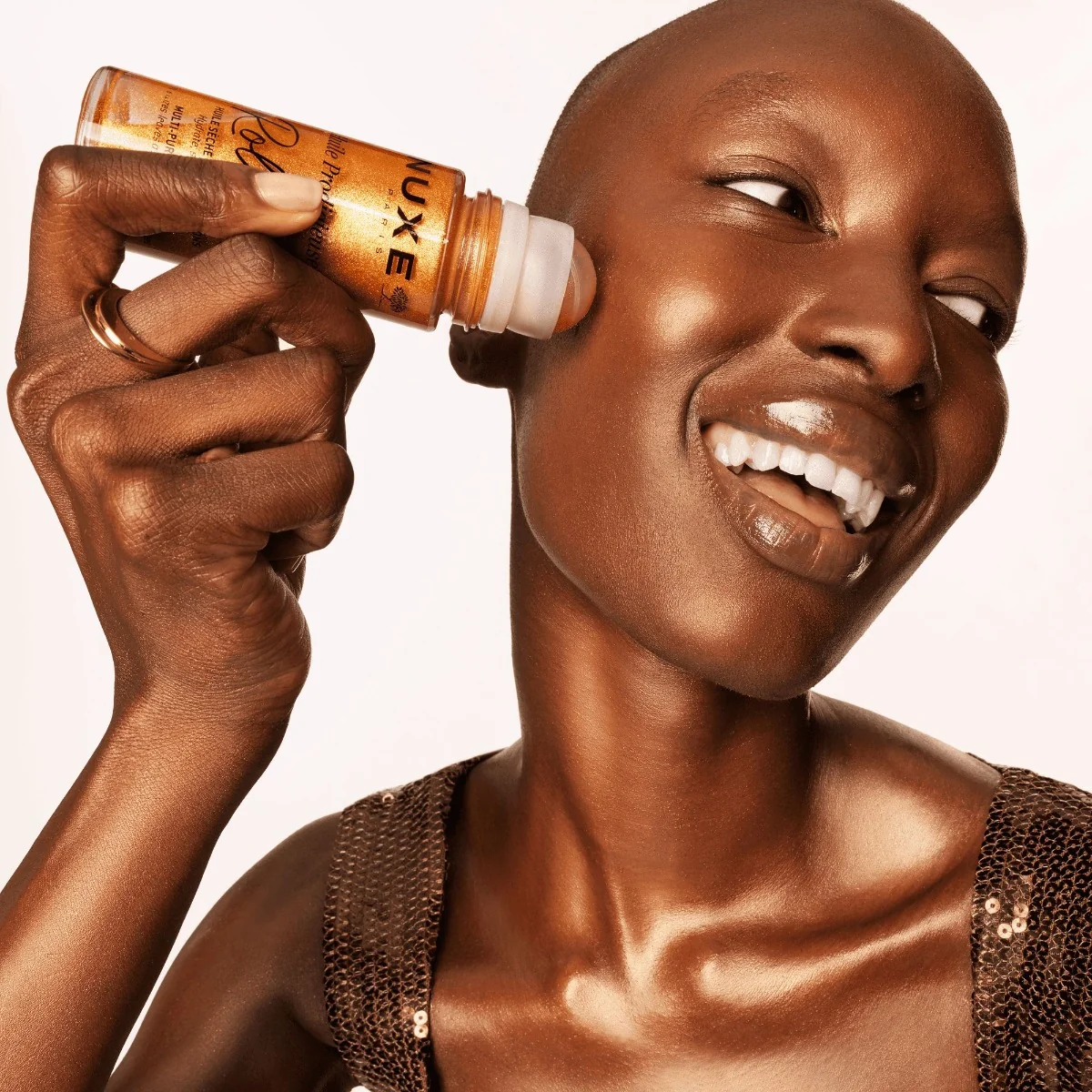 Nuxe Huile Prodigieuse Roll-On Multifunkční třpytivý suchý olej 60 ml
