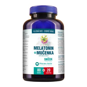 Melatonin Mučenka 100 tablet 