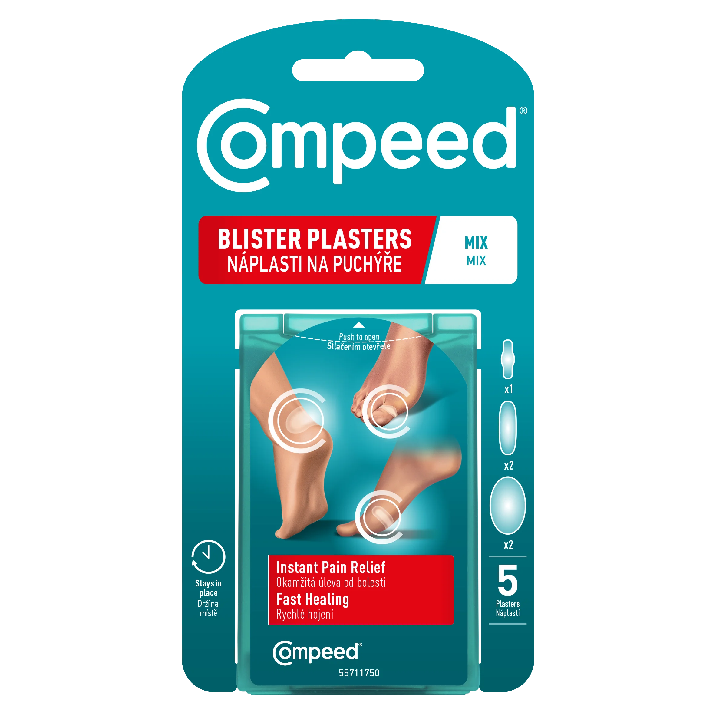 Compeed Náplasti na puchýře mix 5 ks