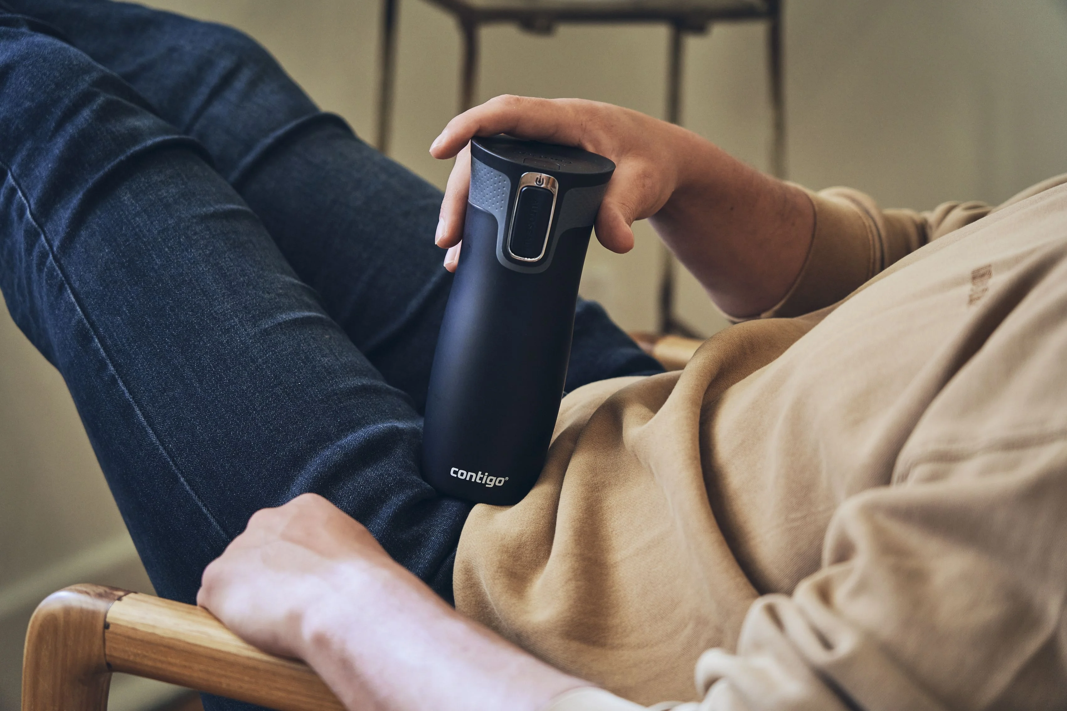 Contigo Termoláhev West Loop Matte Black černá 470 ml