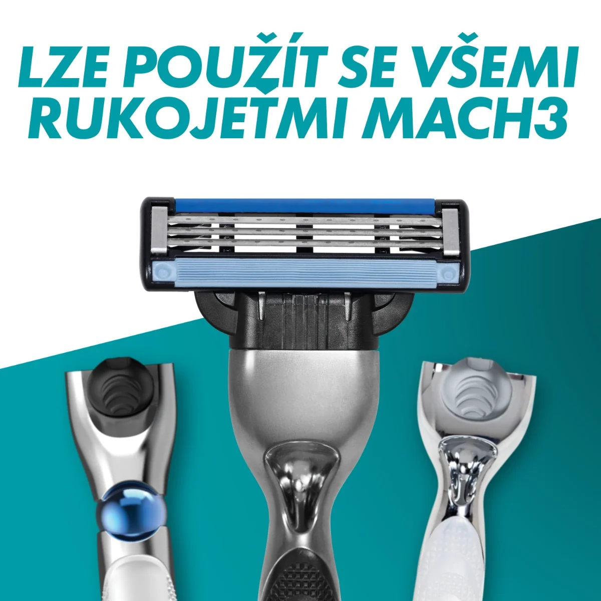 Gillette Mach3 náhradní hlavice 20 ks