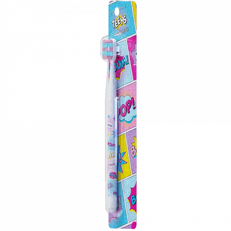 Montcarotte Teens Toothbrush White zubní kartáček 1 ks