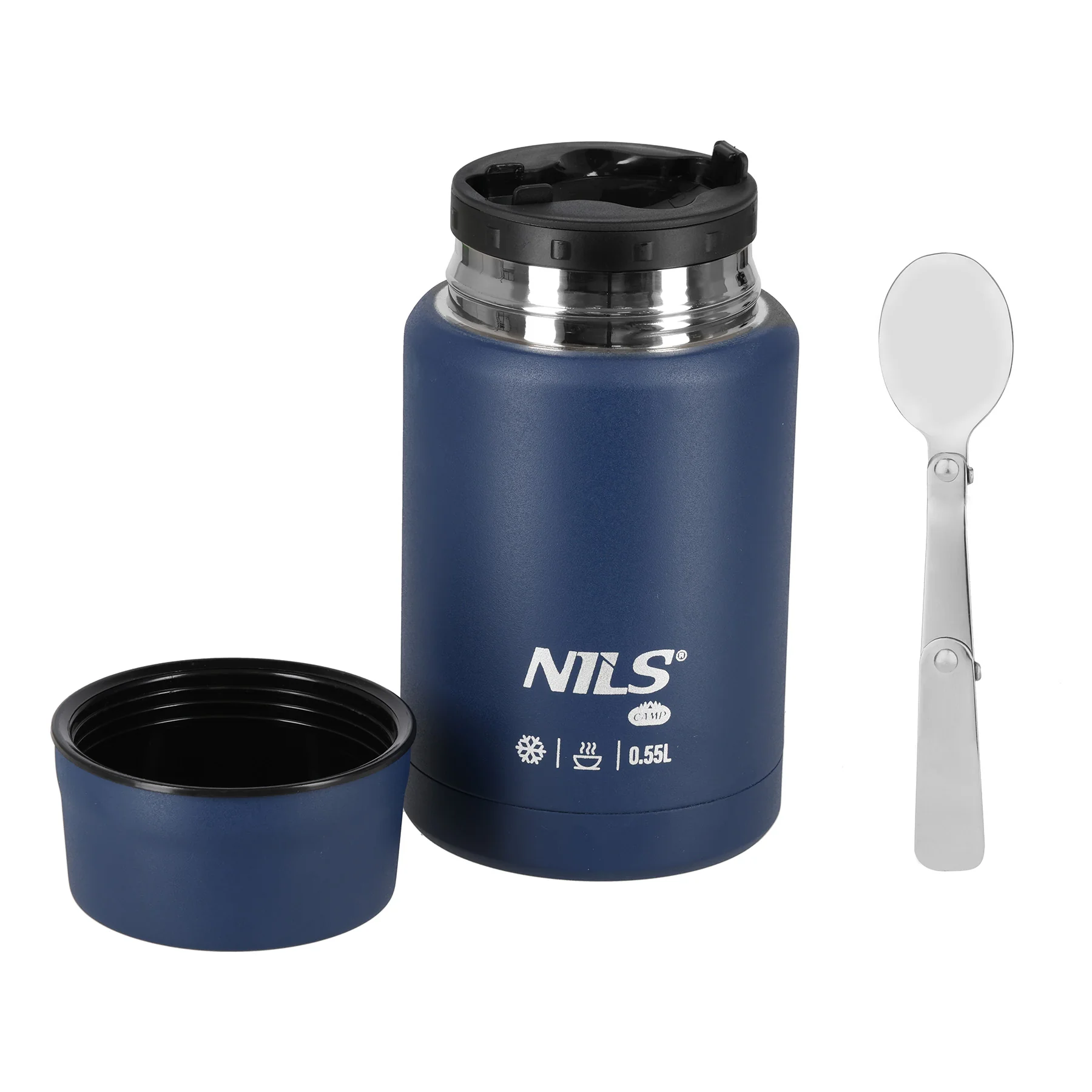 Nils Termoska na jídlo NC3807 modrá 550 ml