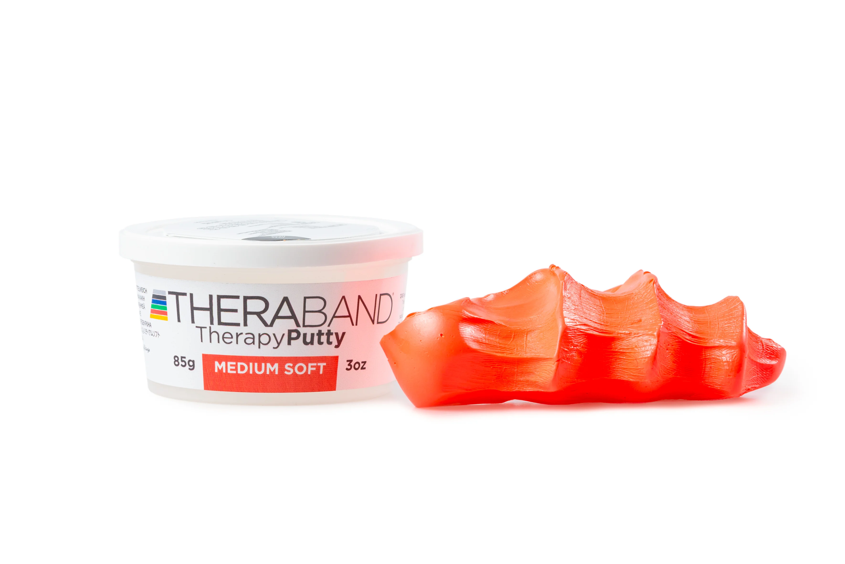 Thera-Band Therapy Putty, terapeutická hmota 85g, červená, středně měkká