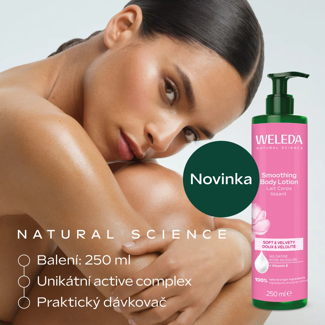 Weleda Zjemňující tělové mléko s divokou růží 250 ml