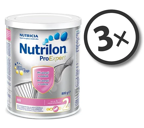 Nutrilon HA ProExpert 2 výhodné balení 3x800 g