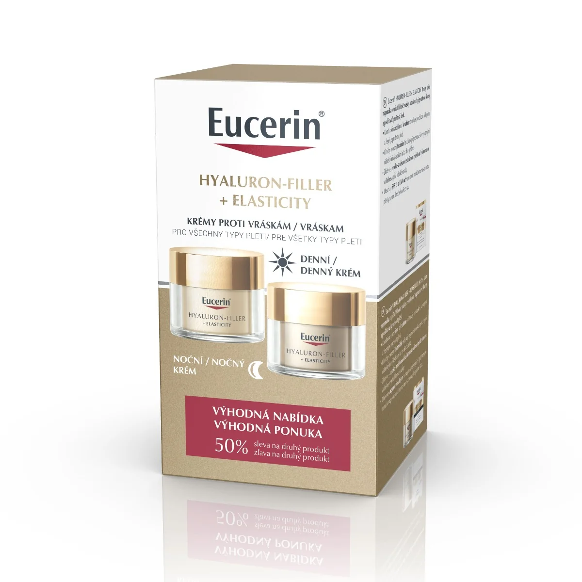 Eucerin Hyaluron-Filler + Elasticity duopack denní + noční krém