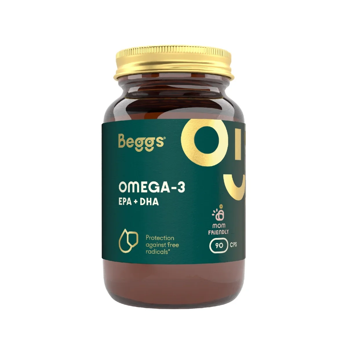 Beggs Omega-3 EPA+DHA 90 kapslí