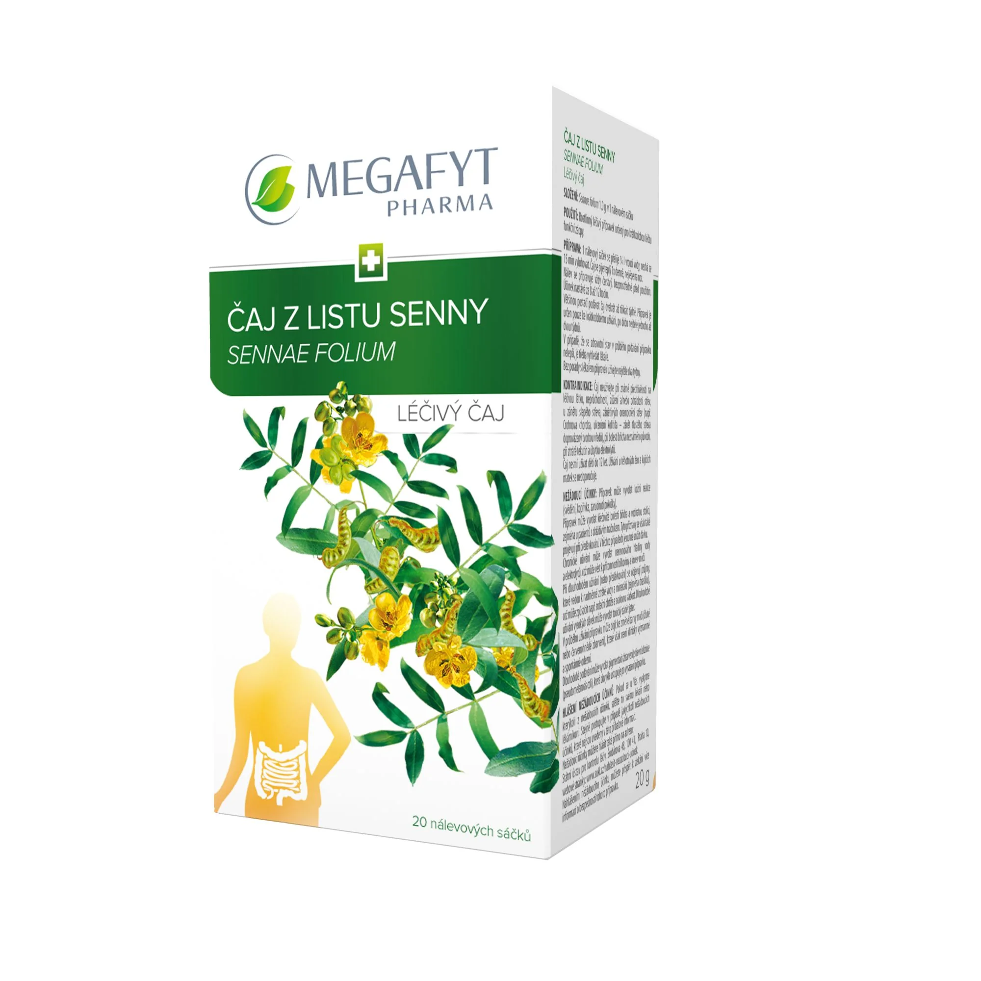 Megafyt ČAJ Z LISTU SENNY nálevové sáčky 20x1 g