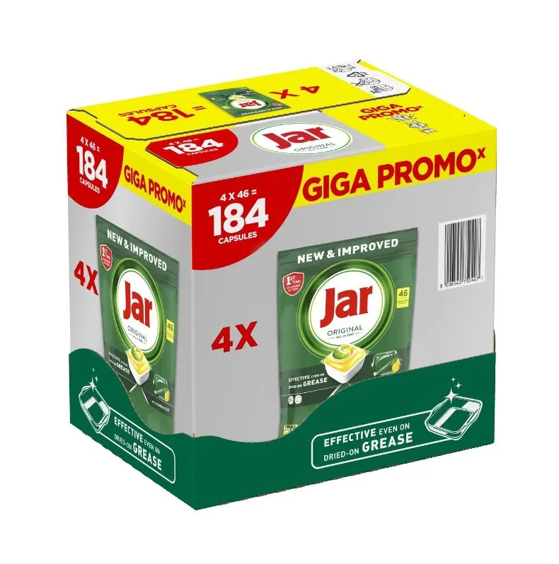 Jar Original Lemon kapsle do myčky box 184 ks