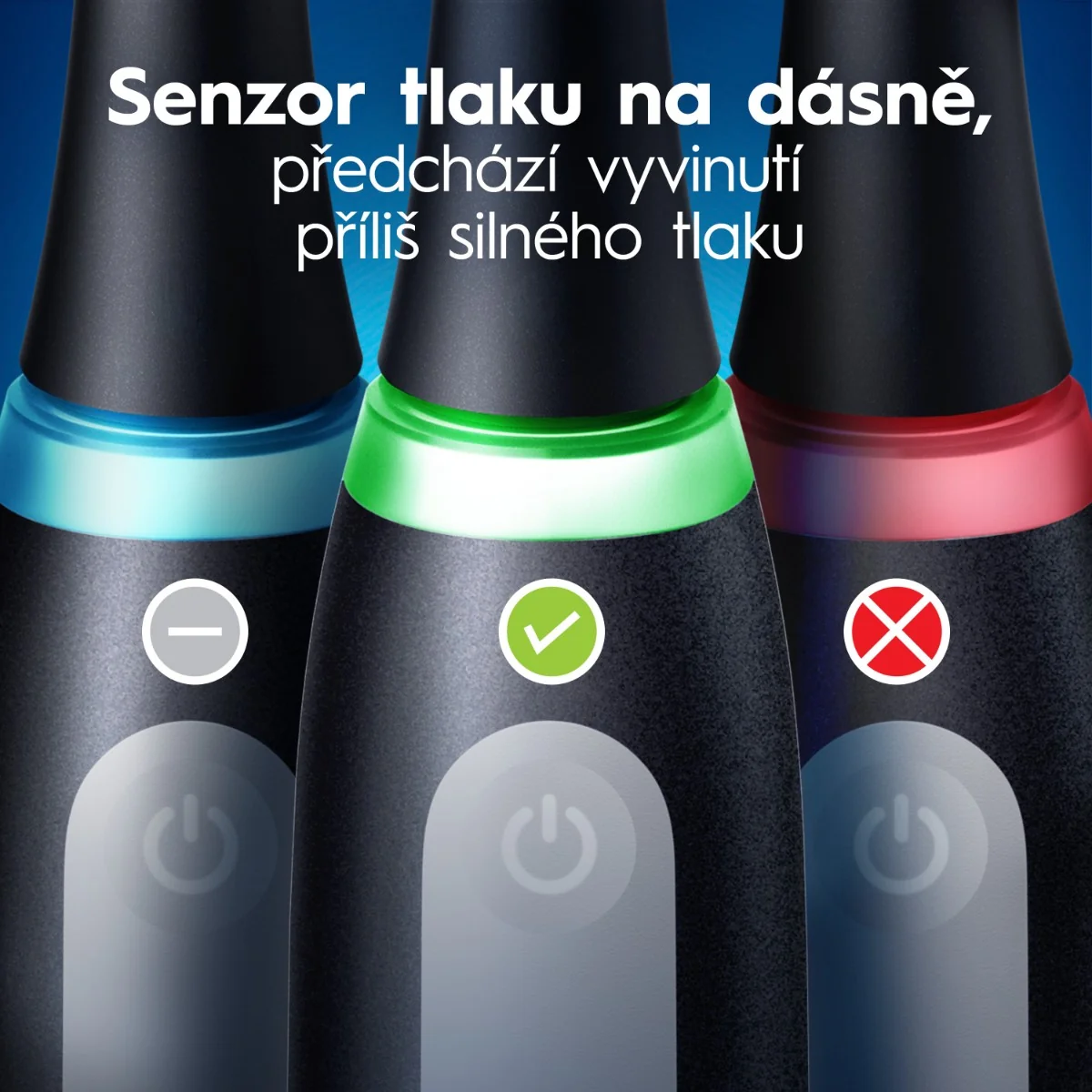 Oral-B iO Series 3 Duo elektrický zubní kartáček 2 ks Black+Ice Blue