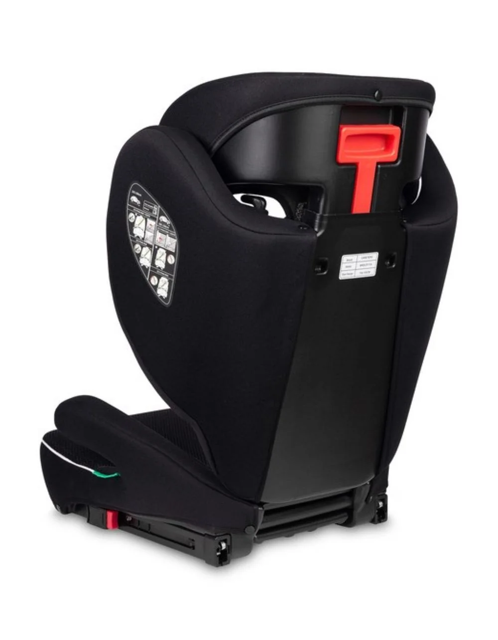 Caretero Dětská autosedačka Breezy 2v1 s isofixem, 100-150cm, černá