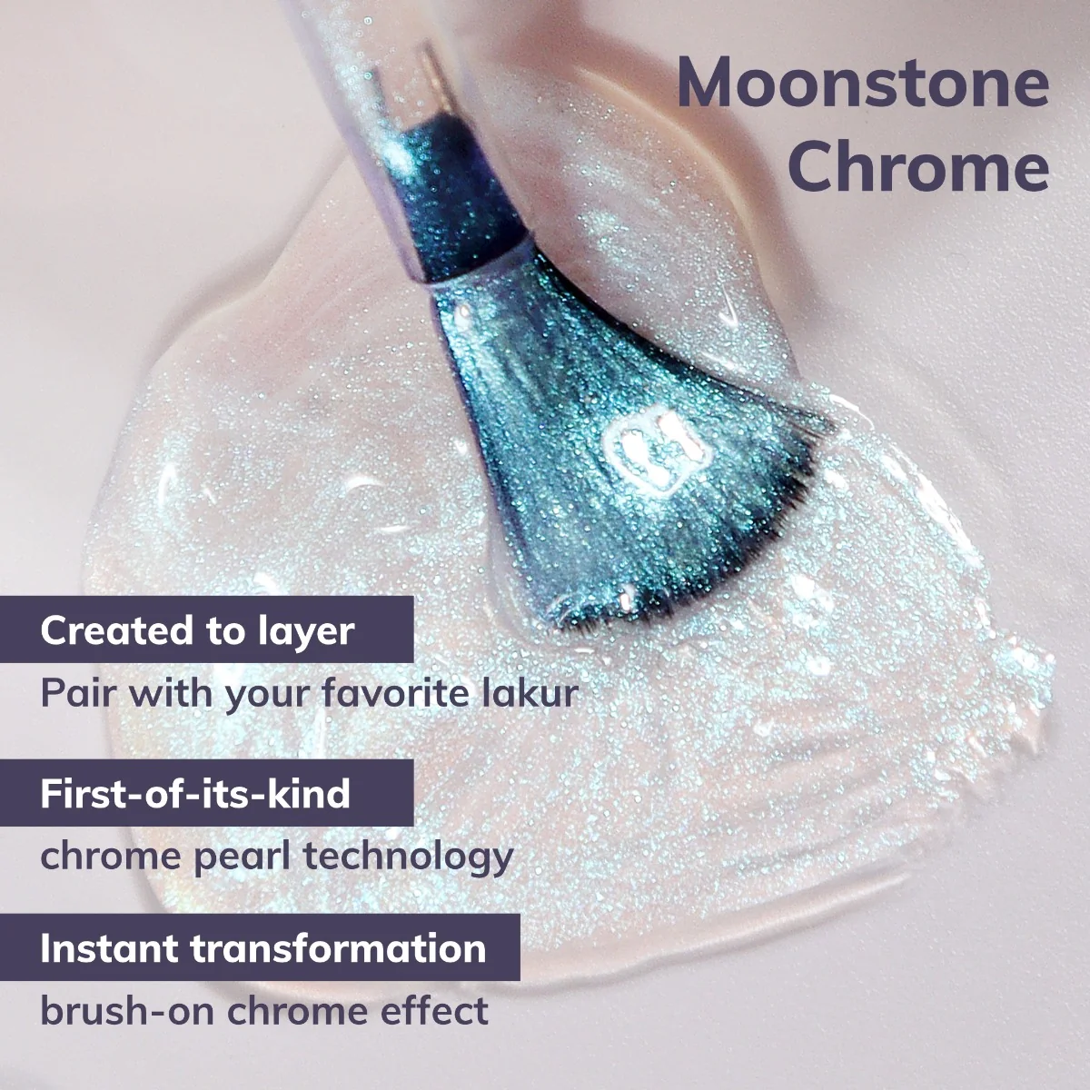Londontown lakur Moonstone Chrome Topper lak na nehty 12 ml