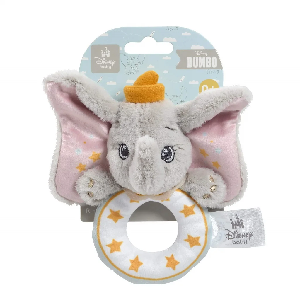 Rainbow Designs Limited Plyšové chrastítko Dumbo, Rainbow