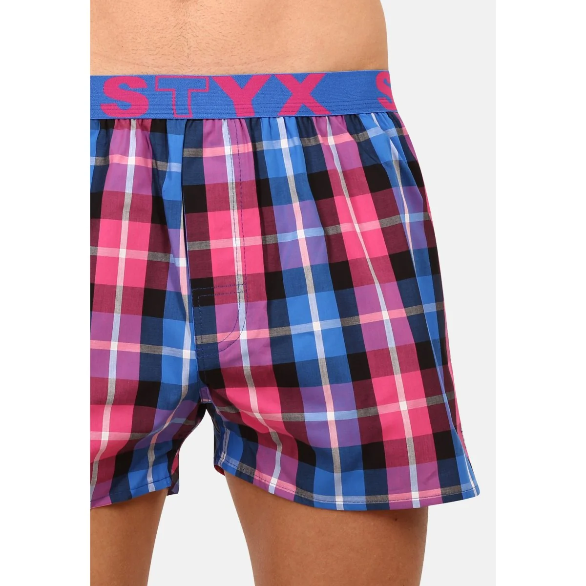 Styx Pánské trenky sportovní guma vícebarevné (B932) XXL