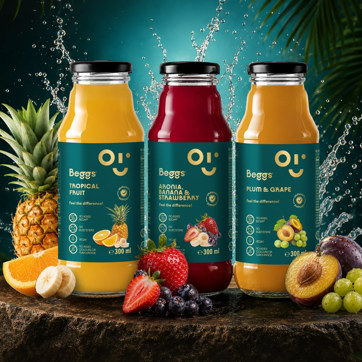 Beggs Tropické ovoce nápoj 300 ml
