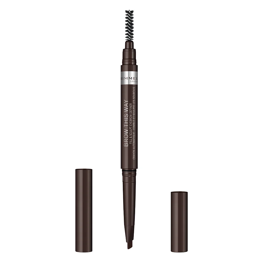 Rimmel Brow This Way Fill&Sculpt 003 tužka na obočí tmavě hnědá 0,25 g