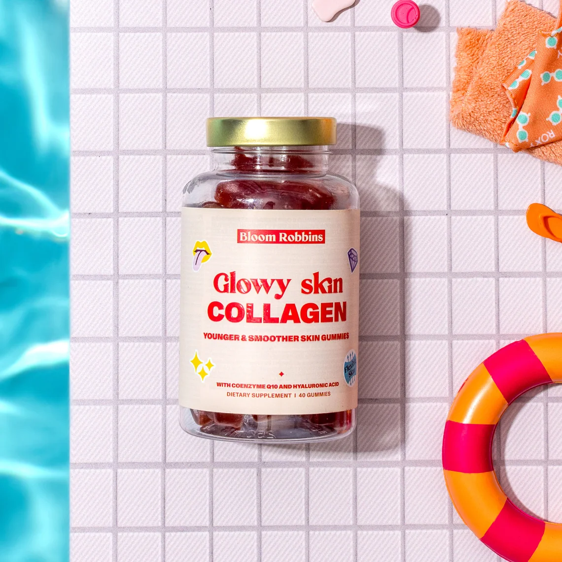 Bloom Robbins Glowy skin COLLAGEN gummies 40 ks