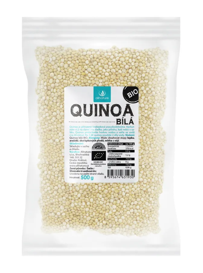 Allnature Quinoa bílá BIO