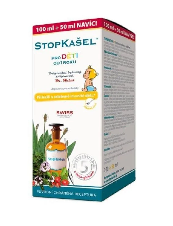 Dr. weiss STOPKAŠEL pro děti sirup 100+50 ml