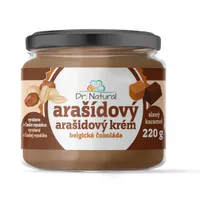 Dr. Natural Arašídový krém s belgickou čokoládou a slaným karamelem