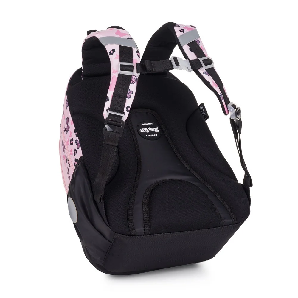 Oxybag Školní batoh - OXY NEXT Butterfly pink