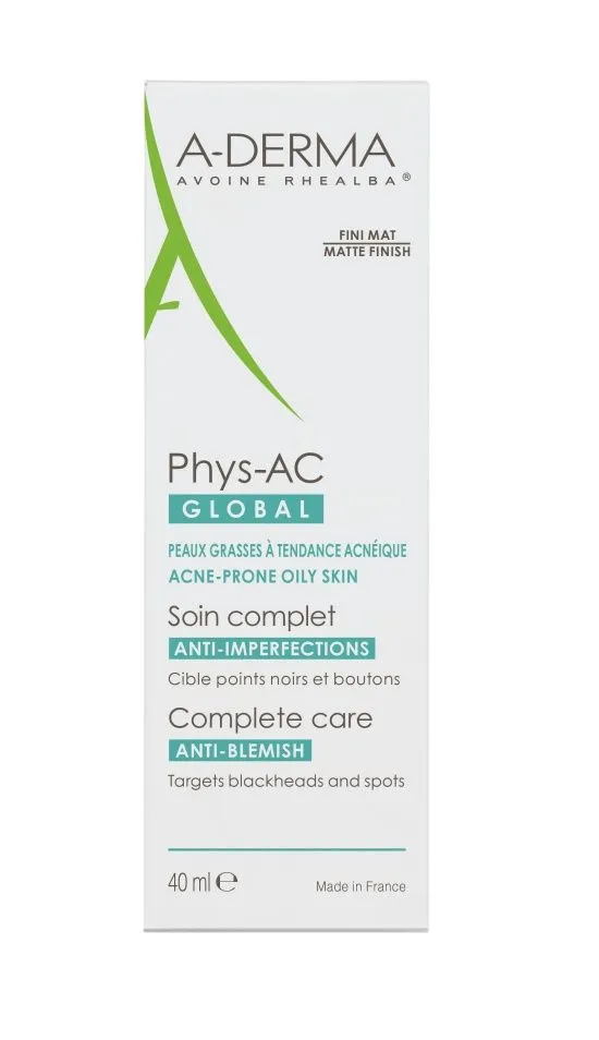 A-Derma Phys-AC Global péče o nedokonalosti pleti 40 ml