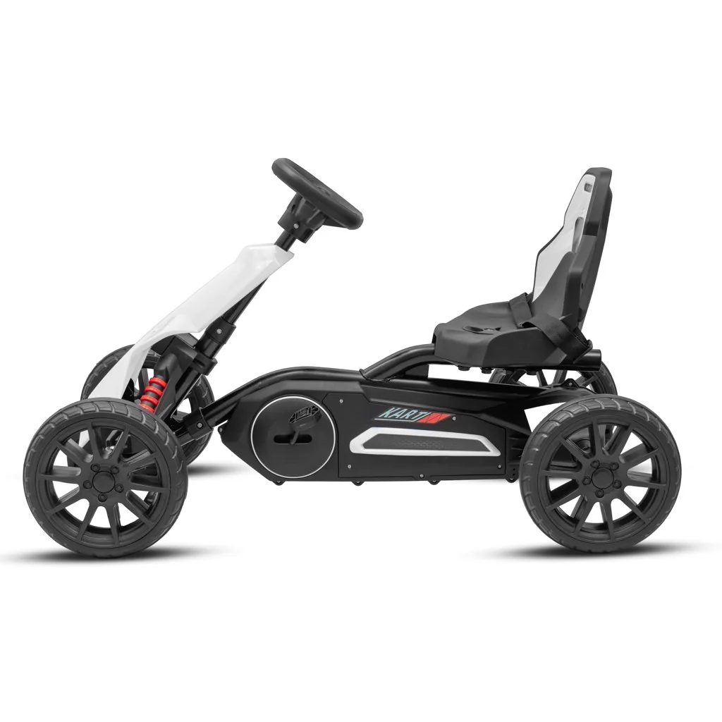 Baby Mix Dětská šlapací motokára Go-kart Speedster bílá