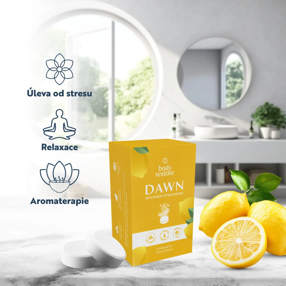 Body Restore Aromatické tablety do sprchy citrus 3 ks
