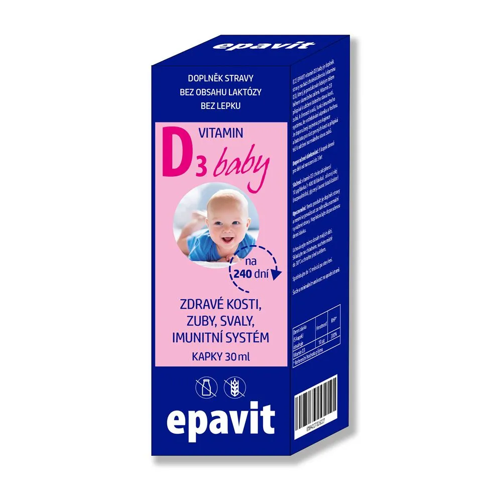 epavit Vitamin D3 baby kapky 30 ml