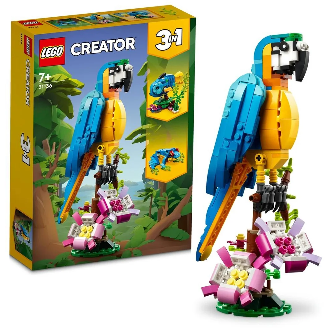 LEGO Creator 3 v 1 31136 Exotický papoušek
