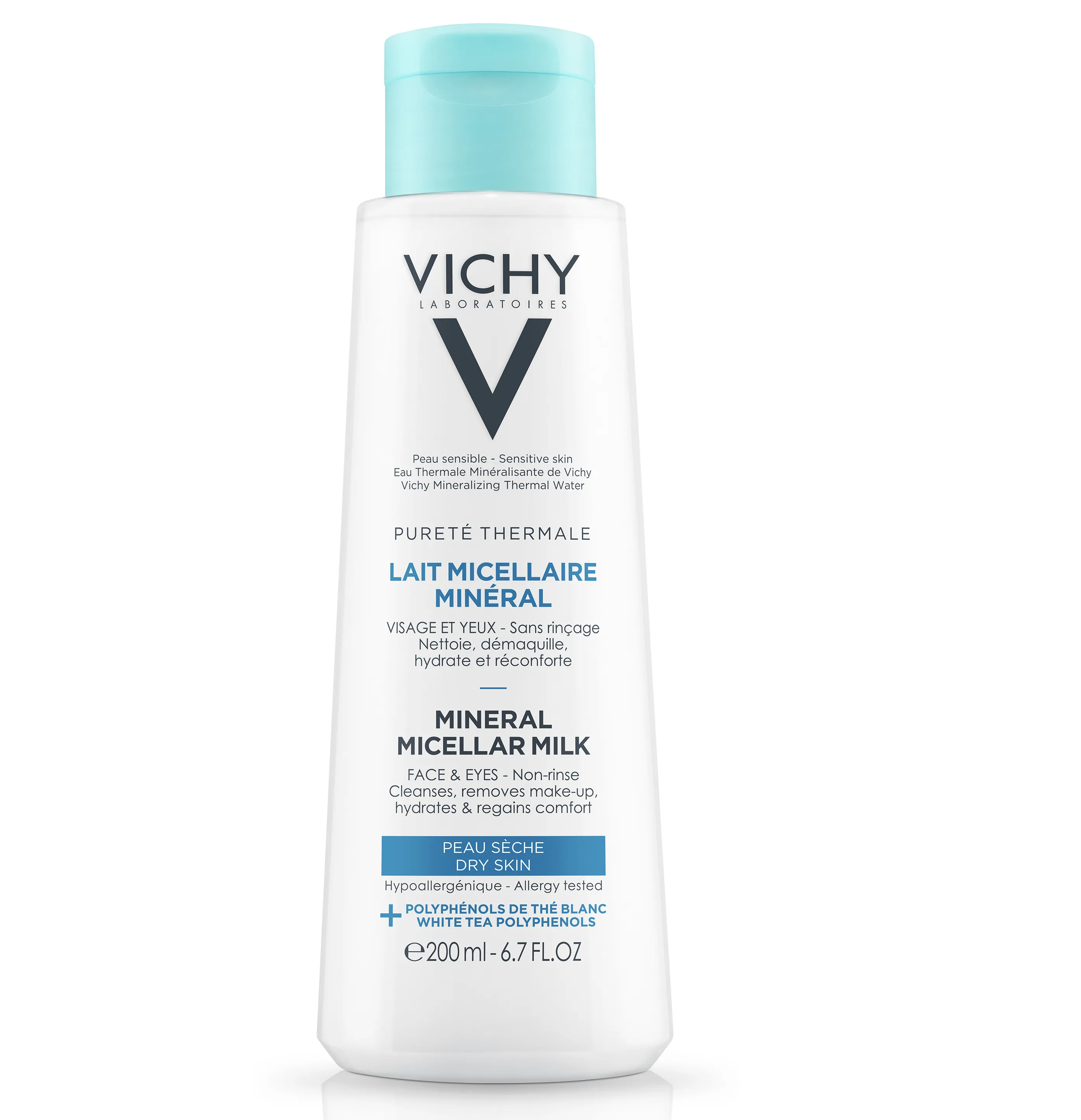 Vichy Pureté thermale Minerální micelární mléko pro suchou pleť 200 ml