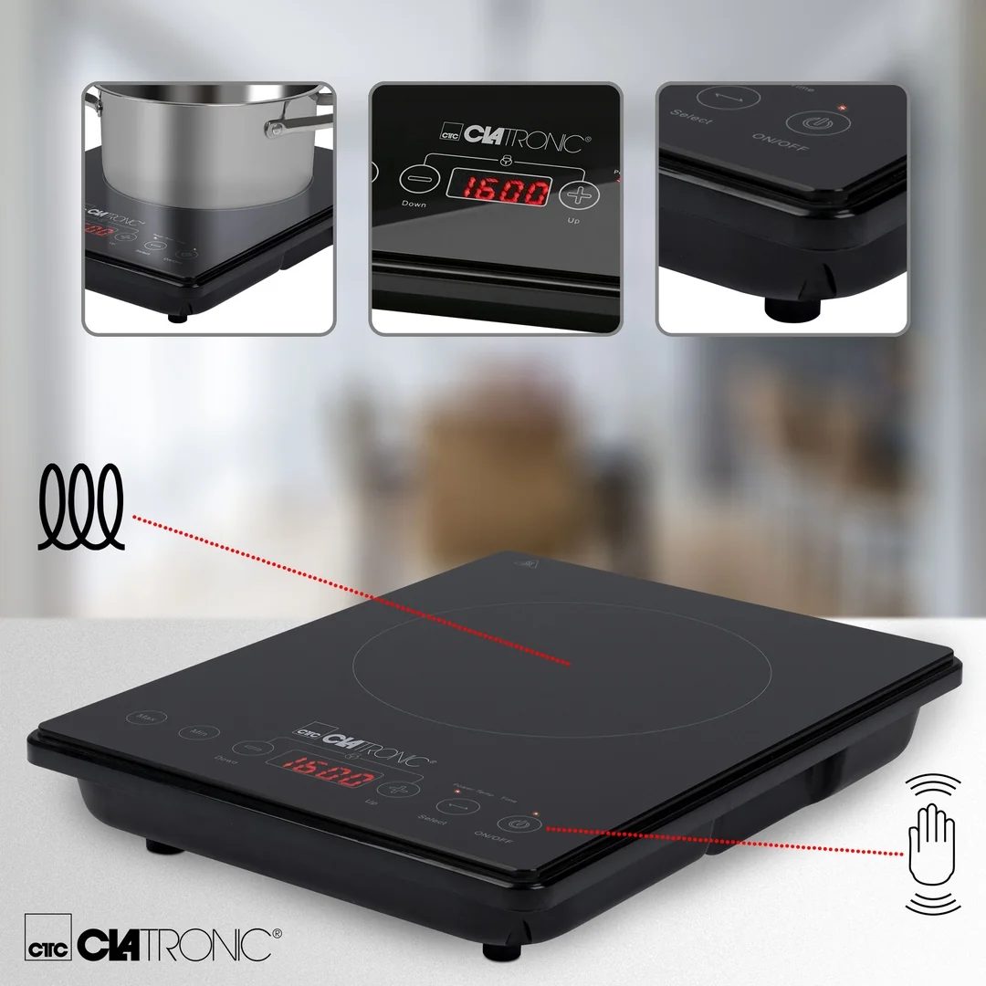 CLATRONIC EKI 3569 indukční vařič,digitalní