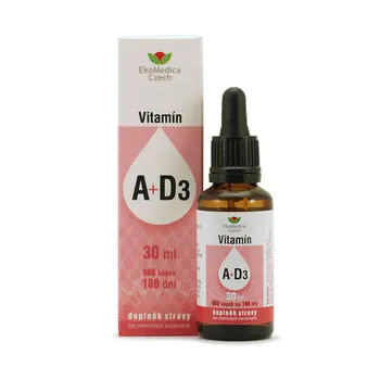 Ekomedica Vitamín A + D3 kapky 30 ml