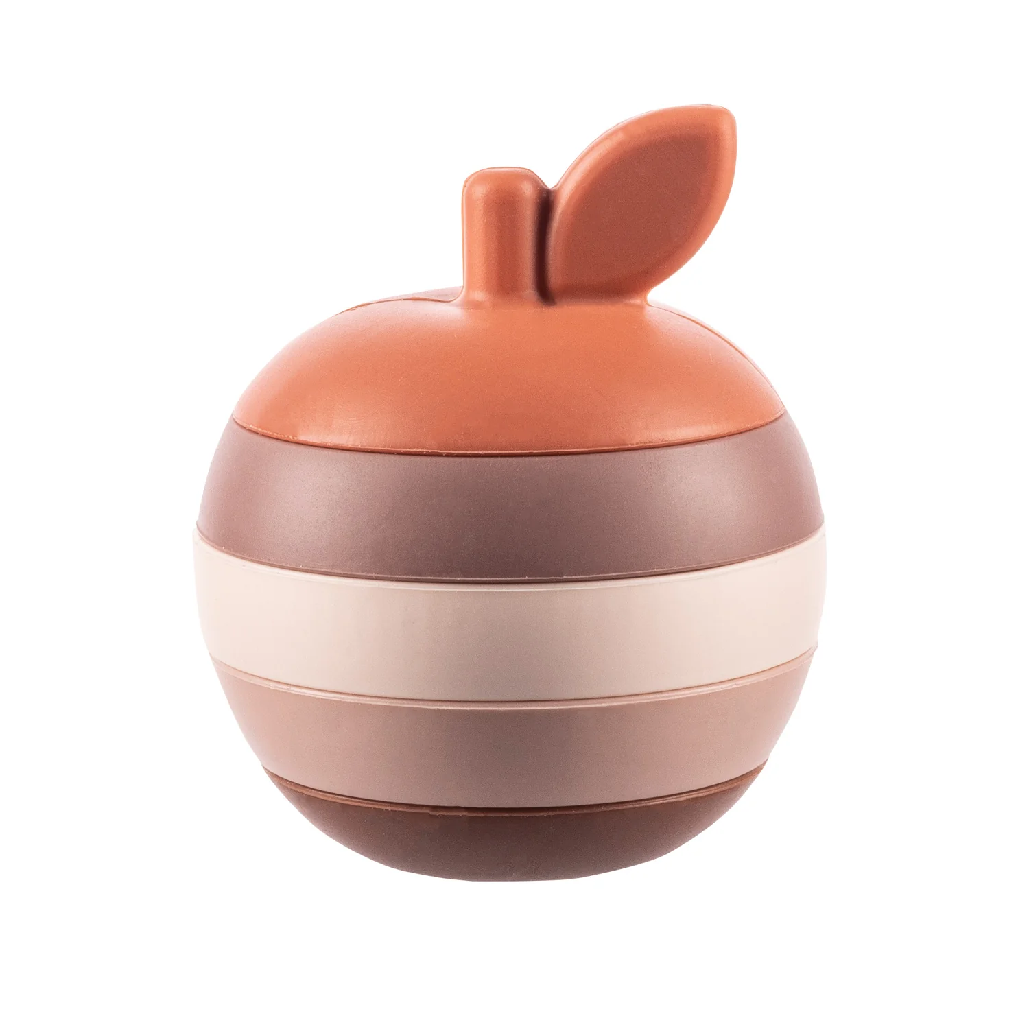 Zopa Silikonová skládací hračka Apple, Multicolor