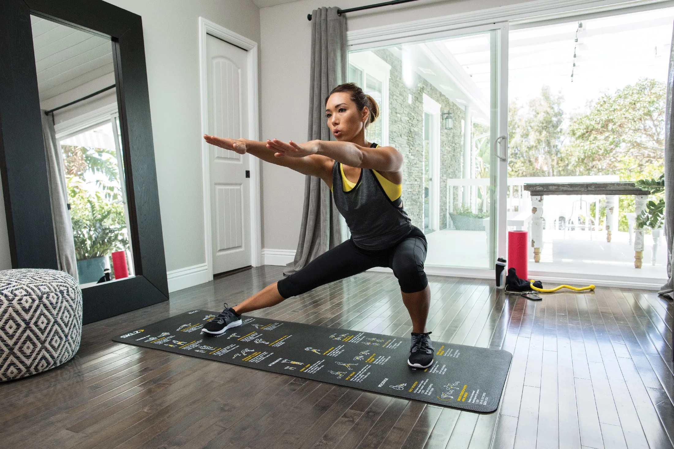 SKLZ Trainer Mat, cvičební podložka 183 cm x 61 cm x 0,5 cm 