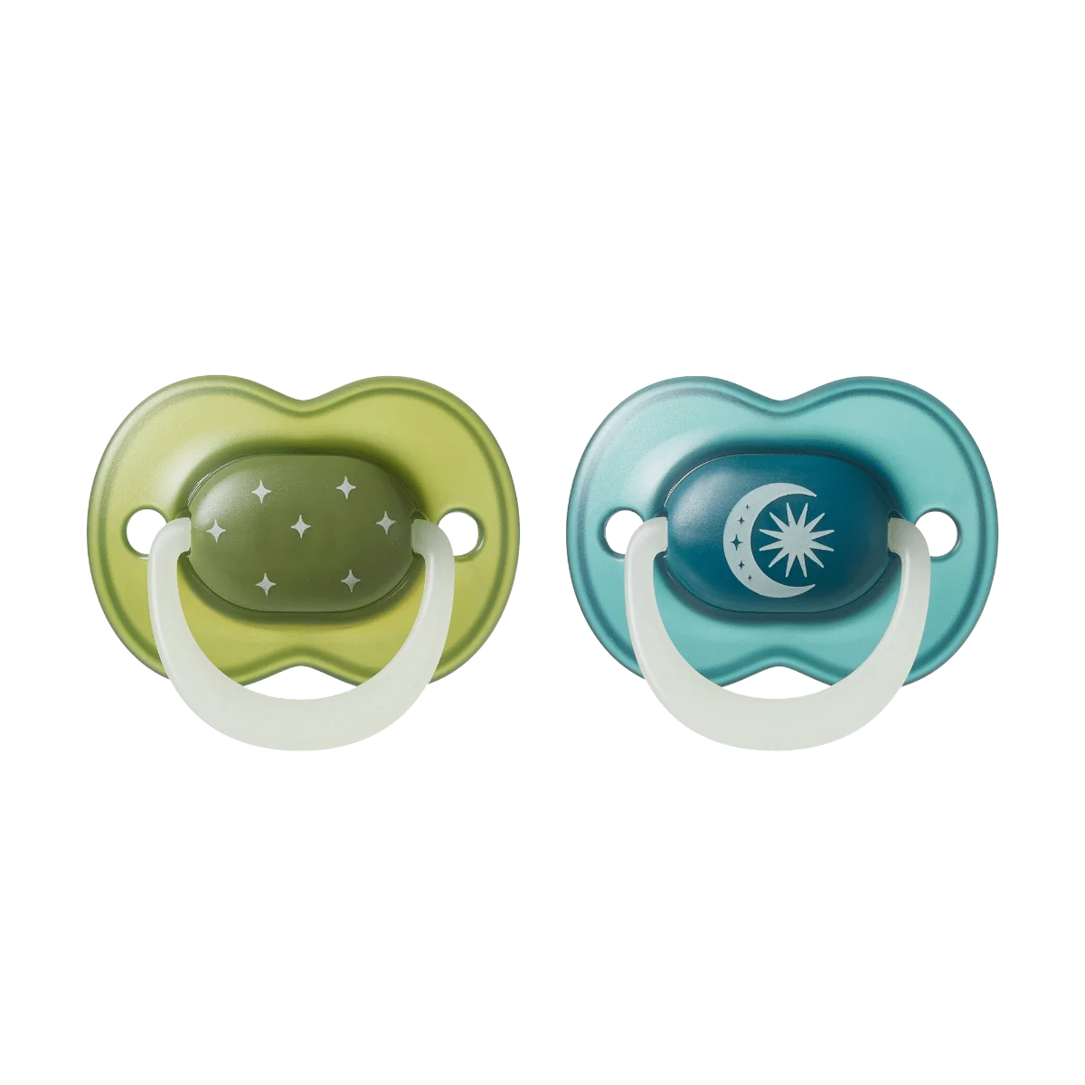 Tommee Tippee Silikonový dudlík Night 18-36m 2 ks více barevných variant