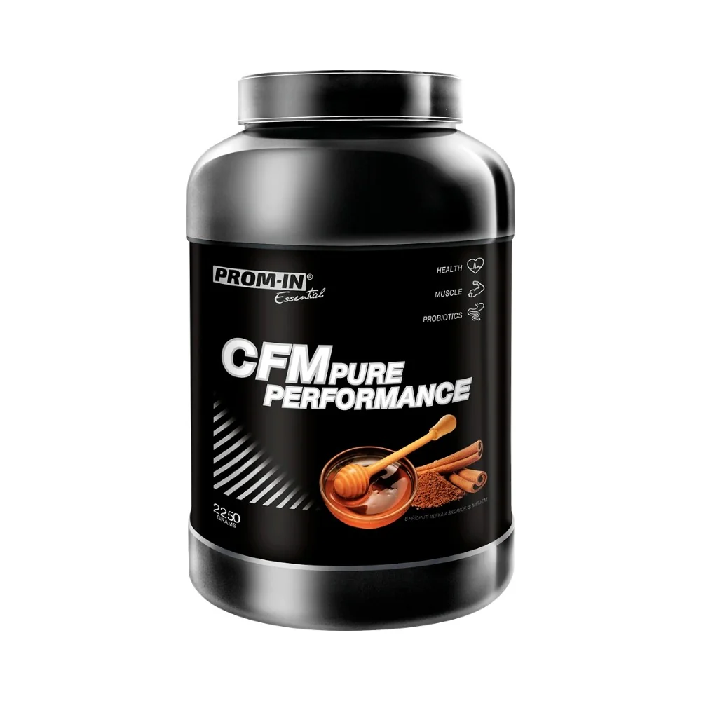 PROM-IN CFM Pure Performance Mléko s medem a skořicí 2250 g