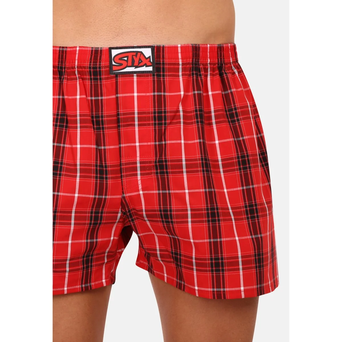 Styx 3PACK pánské trenky klasická guma vícebarevné (3A093134) XL